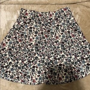 Floral skater skirt
